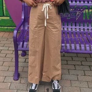 Brown Wide Leg Pants